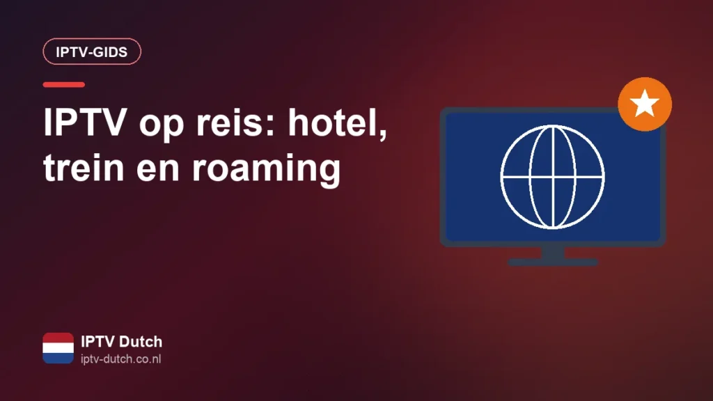 Tv kijken op een telefoon in een hotelkamer of in de trein