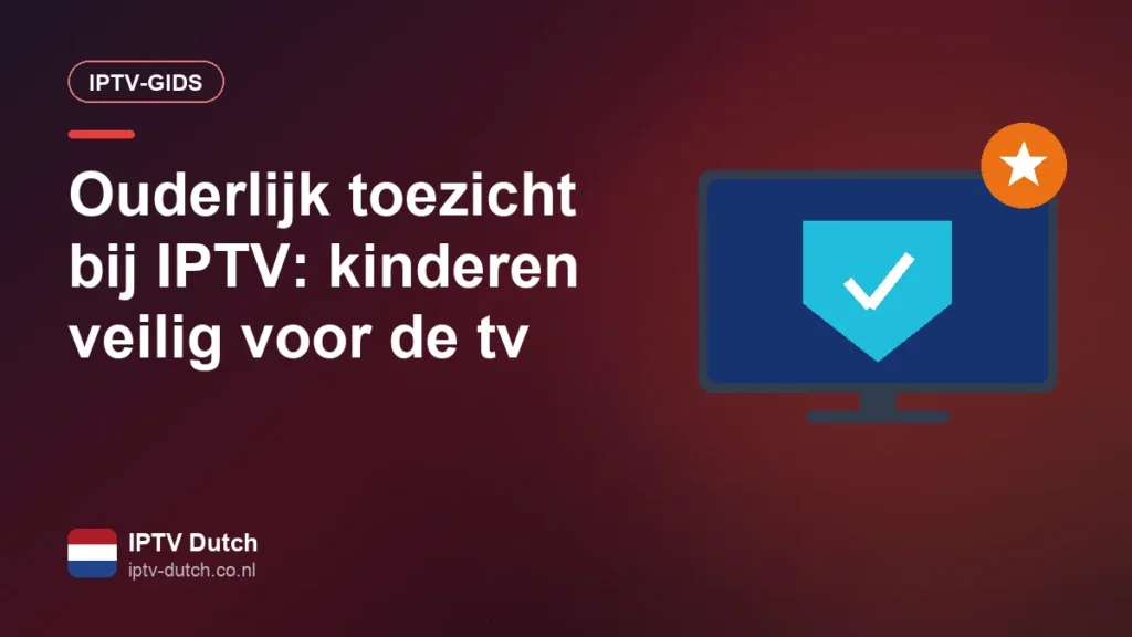 Kinderslot met pincode instellen in een IPTV-app